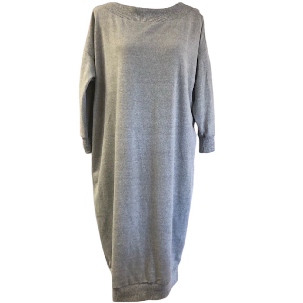 NWT J for Justify Light Gray Sweater Dress 1X